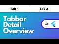 Flutter TabBar TabBarView in Detail Flutter Tutorials