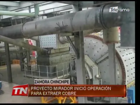 Proyecto mirador inició operación para extraer cobre