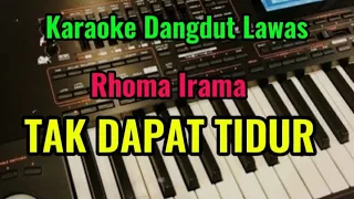 tak dapat tidur rhoma irama karaoke dangdut lawas