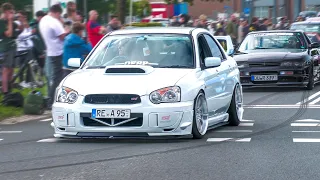 Modified JDM Cars Leaving A Carshow WILD GO JAPAN 2024 