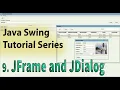Java Swing Tutorial 9 JFrame and JDialog wrong execution using Netbeans Tagalog