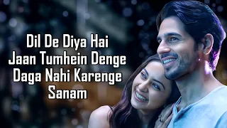 dil de diya hai lyrics thank god sidharth m rakul anand raaj a rochak k rashmi v sameer