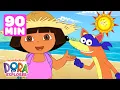 Download Lagu Dora the Explorer's Summer Fun w/  Swiper! ☀️ 90 Minutes | Dora \u0026 Friends