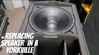 YORKVILLE SPEAKER REPLACEMENT SOUND CHECK