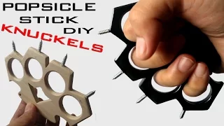 Download How To Make KNUCKLES Out of Popsicle Sticks and Screws MP3