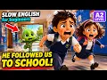 LIVE They Ran From an Alien at School Then He Chased Them Slow English Listening A2