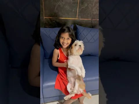 Our Pet Oreo 🐾 saying “Praise the Lord”|| Prasastha Joanna #dhanyanithyaprasastha #dog #pets