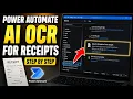 How to setup Power Automate Desktop with AI OCR for receipts - Step By Step