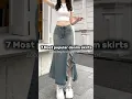 Lagu 7 most popular denim skirts ✨ #aestheic #outfit #fyp #shorts