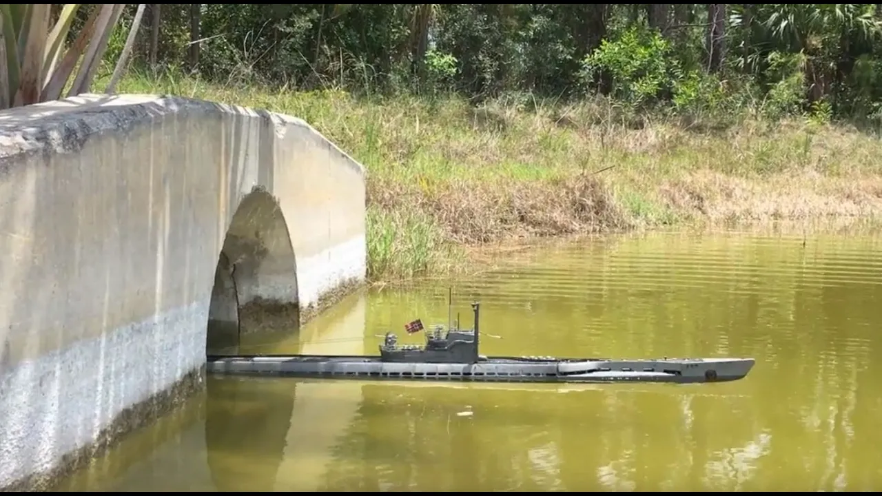 German Type IXD RC Submarine in 1:48 Scale