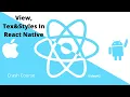 React Native - Views Text Styles