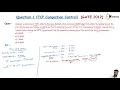 TCP Congestion Control Explained CSE Question 1 GATE COMPUTER SCIENCE ENGINEERING