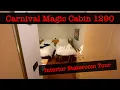 Carnival Magic Cabin 1290 Interior Stateroom