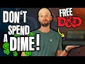 Playing D D for FREE and some other free RPGs