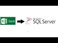 How to import data from Excel into SQL Server 2022 using SSMS v20 2025 method