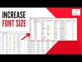 How to Increase Font Size of result in SQL Server