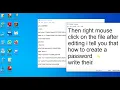 How to create folder locker with notepad