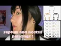 Trying fake Amazon nose piercings