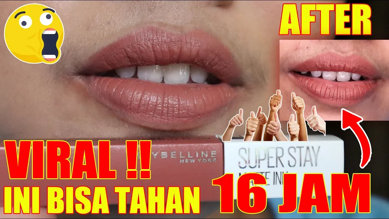 TES KETAHANAN LIPSTIK?!? SIAPA TAKUT! Maybelline Superstay Matte Ink Weartest