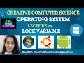 15 Lock Variable Operating System