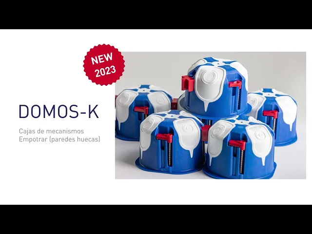 DOMOS-K кутиите за механизми за инсталиране в гипсокартон, нови за 2023 година.
