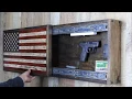 American Flag Concealment Cabinet