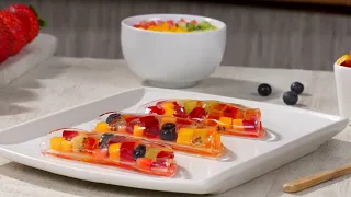 Empanadas de gelatina ​con fruta | kiwilimón recetas
