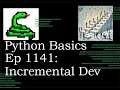 Python Basics Tutorial Why Incremental Development Is So Important