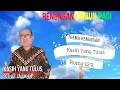 Download Lagu RENUNGAN EMBUN PAGI: KASIH YANG TULUS (ROMA 12:9-10)