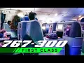 Delta 767-300 first class the good the bad the ugly