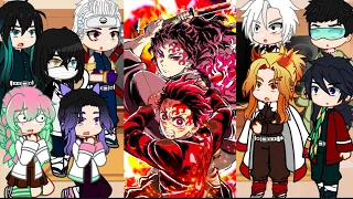 Hashira React To Tanjiro And Yoriichi Demon Slayer Gacha Memes 