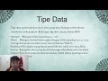Tipe Data Variabel dan Operator Dalam PHP