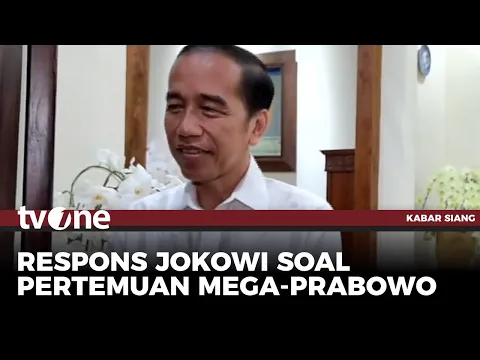Jokowi Menilai Pertemuan Presiden Prabowo dan Megawati Sesuatu yang Sangat Baik
