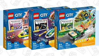 ALL LEGO® City Missions 2022 (3in1)[822 pcs] Speed Build | Top Brick Builder Lite