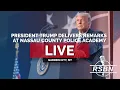 REPLAY President Trump Delivers Remarks at the Nassau County Police Academy in New York - 26