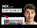 How To Build A Wix Website With Blank Template Easiest Fix 2026 Guide