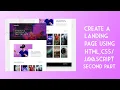 Loopstudios landing page from Scratch HTML CSS JavaScript part 2 responsive view