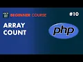 10 How count PHP array elements - PHP 7 tutorial