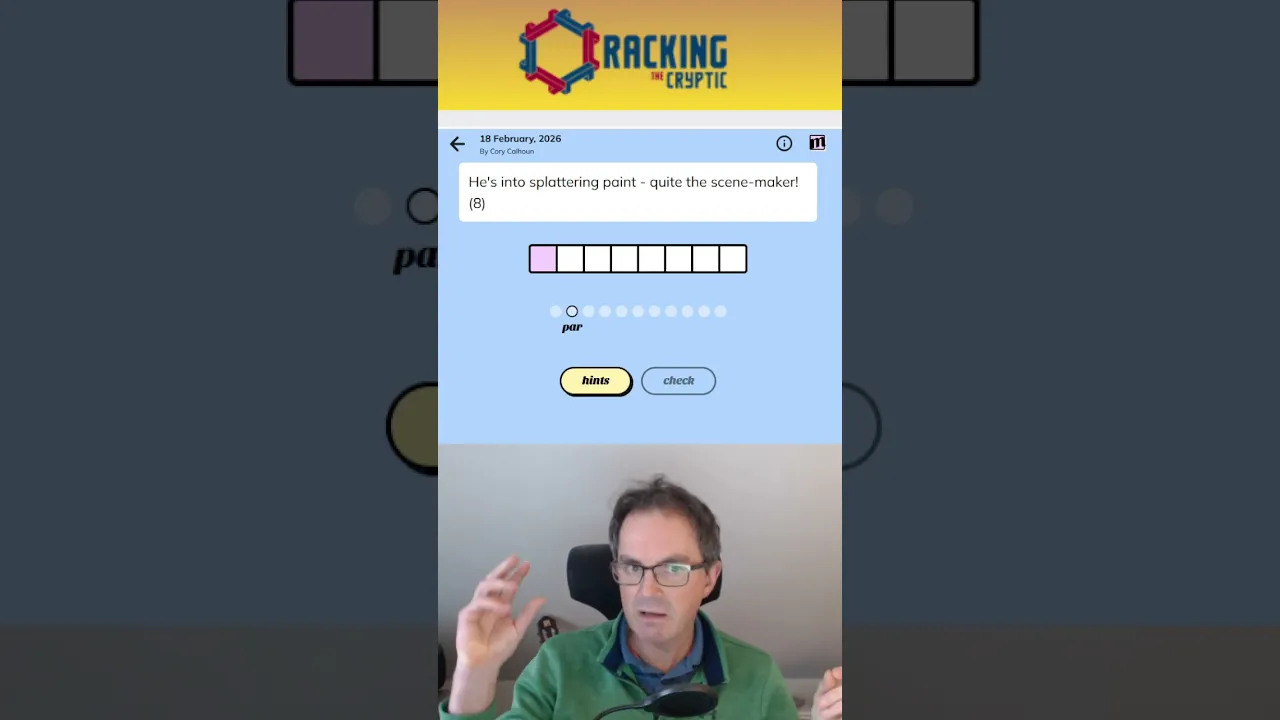 MinuteCryptic in a Minute - 18th February 2026