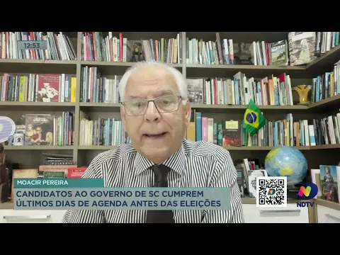 Candidatos ao Governo de SC cumprem últimos dias de agenda antes das eleições