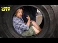 David Spade Gets Destroyed by the Tire Game Grown Ups 2 Adam Sandler Chris Rock