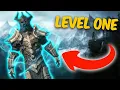 Skyrim - How To Get Dragon Bone Armor at level 1 Anniversary