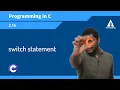 switch statement Programming in C EST102 KTU Malayalam