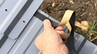 installing METAL ROOF carport tricky