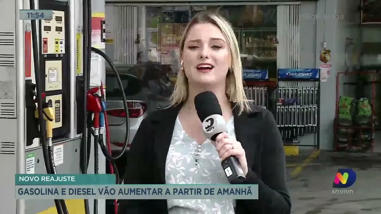 Gasolina e diesel vão aumentar a partir deste sábado