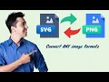How to convert SVG to PNG PNG to SVG Any image format Using Word or PPT online App
