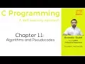 C Programming Algorithms and Pseudo-codes