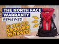 The North Face Warranty Review - Returning a 20 Year Old Backpack