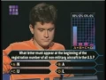Bernie Cullen's Million Dollar Question - Who Wants to be a Millionaire [Classic Format]