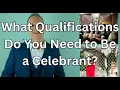 Download Lagu What Qualifications Do You Need To Become a Celebrant? Celebrant Training UK